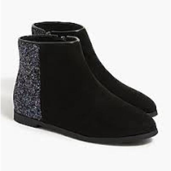 Crewcuts black half glitter boots - Picture 1 of 11